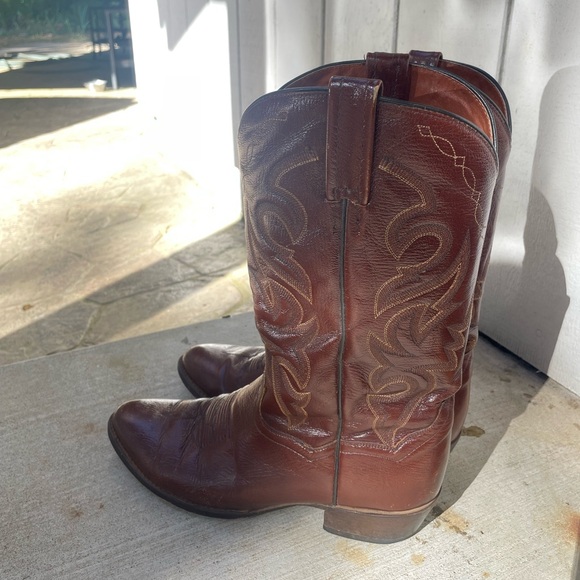Dan Post Men's Size 10.5D Brown Leather DP2111R Cowboy Boots - Picture 6 of 6